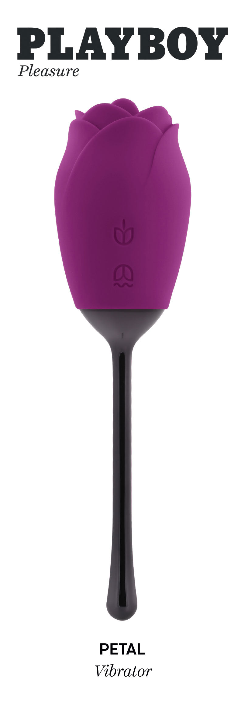 Playboy Pleasure PETAL Vibrator with Tongue-Flicking Head > Sex Toys For Ladies > Rose Stimulators