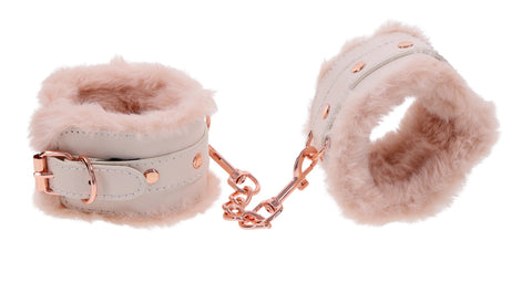 Sex and Mischief Peaches and Cream Fur Handcuffs > Bondage Gear > Restraints