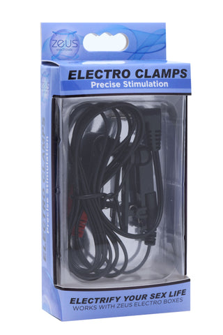 Zeus Electro Sex Clamps – Lightweight Sensation Clamps E-STIM TOYS