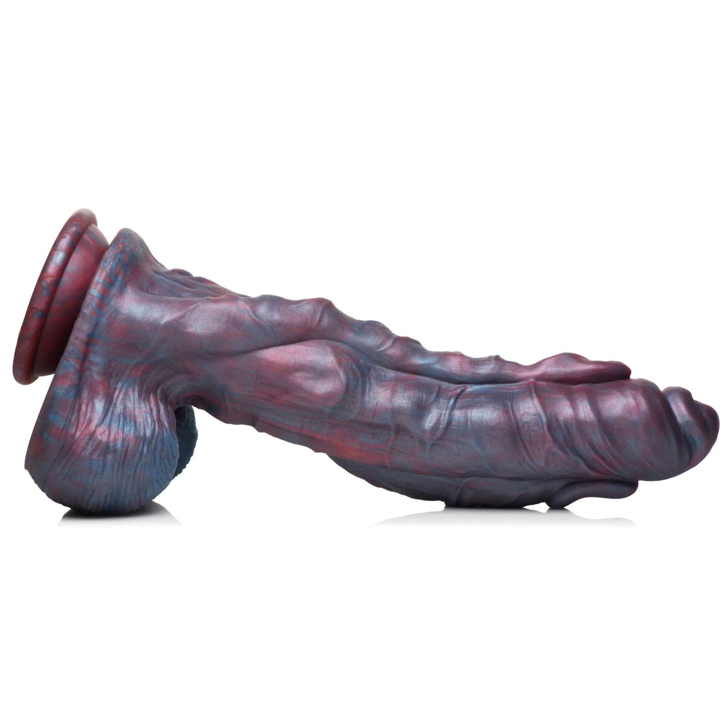 Creature Cocks Hydra (Dark Blue and Red) – 26.9 cm Silicone Dildo > Dildos > Fantasy