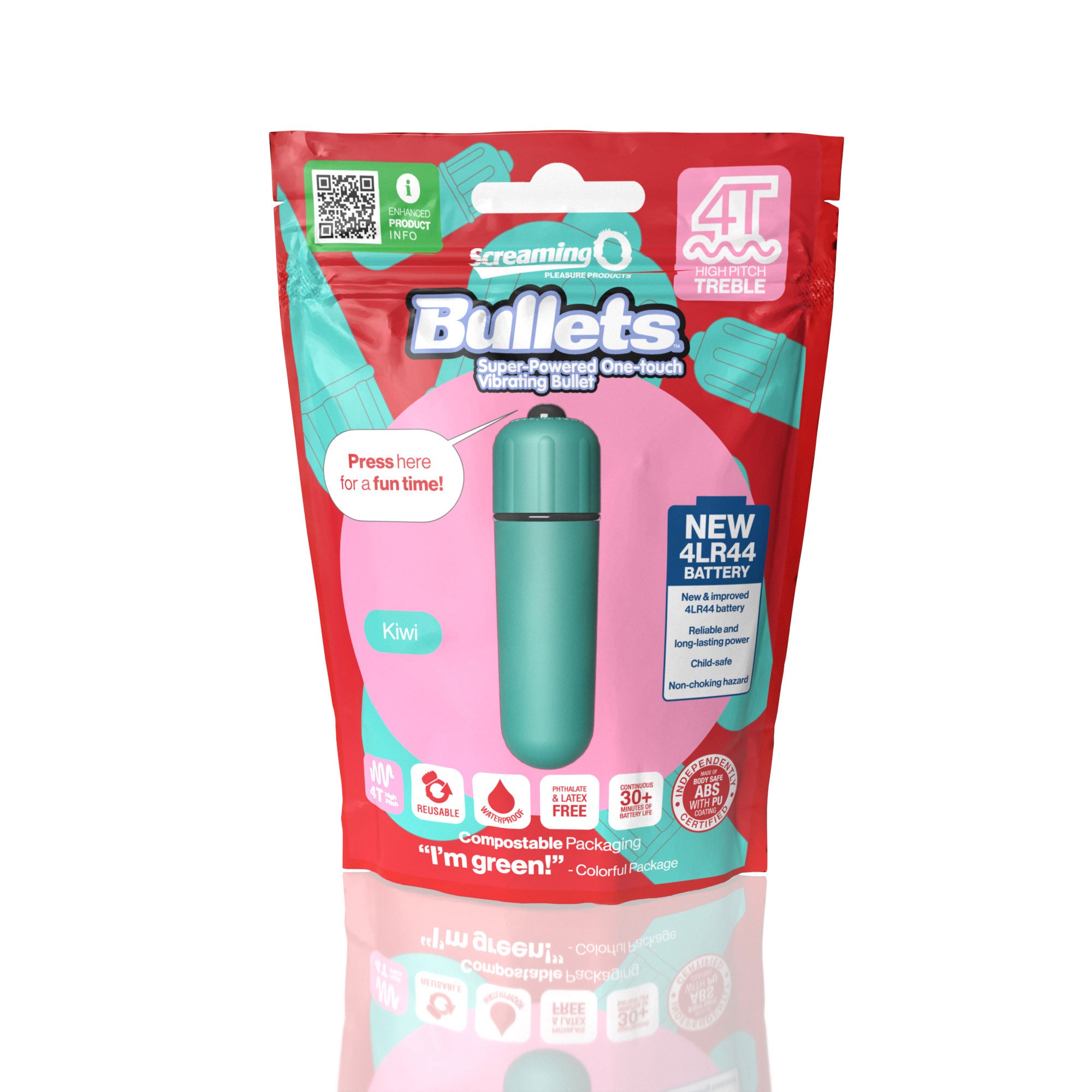 Bullets 4T High Pitch Treble (Kiwi) > Vibrators > Mini Vibrators