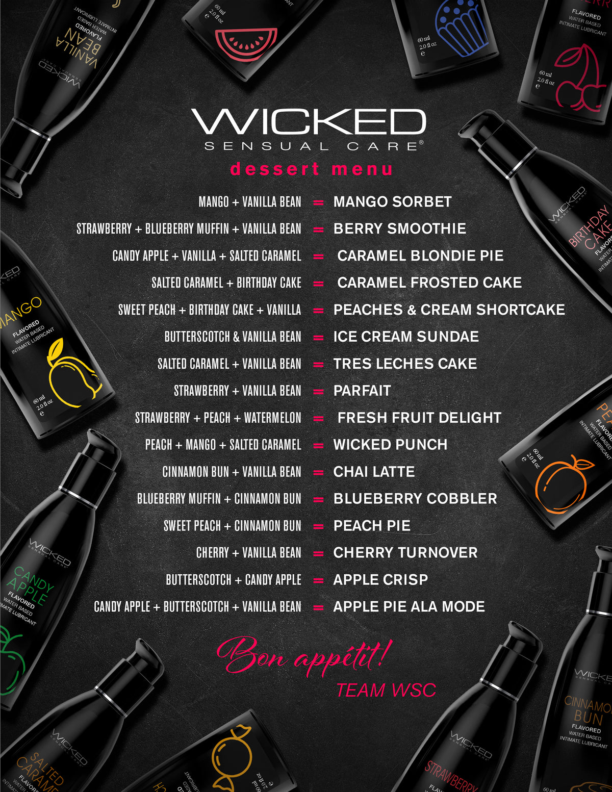 Wicked Sensual Care Birthday Cake Flavored Water-Based Lubricant 120ml > Lube > Flavoured