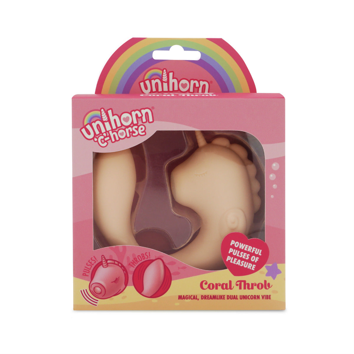 Ocean Peak Unihorn C-Horse – Soft Silicone Tail Oscillating Tongue Vibrator > Vibrators > Unconventional