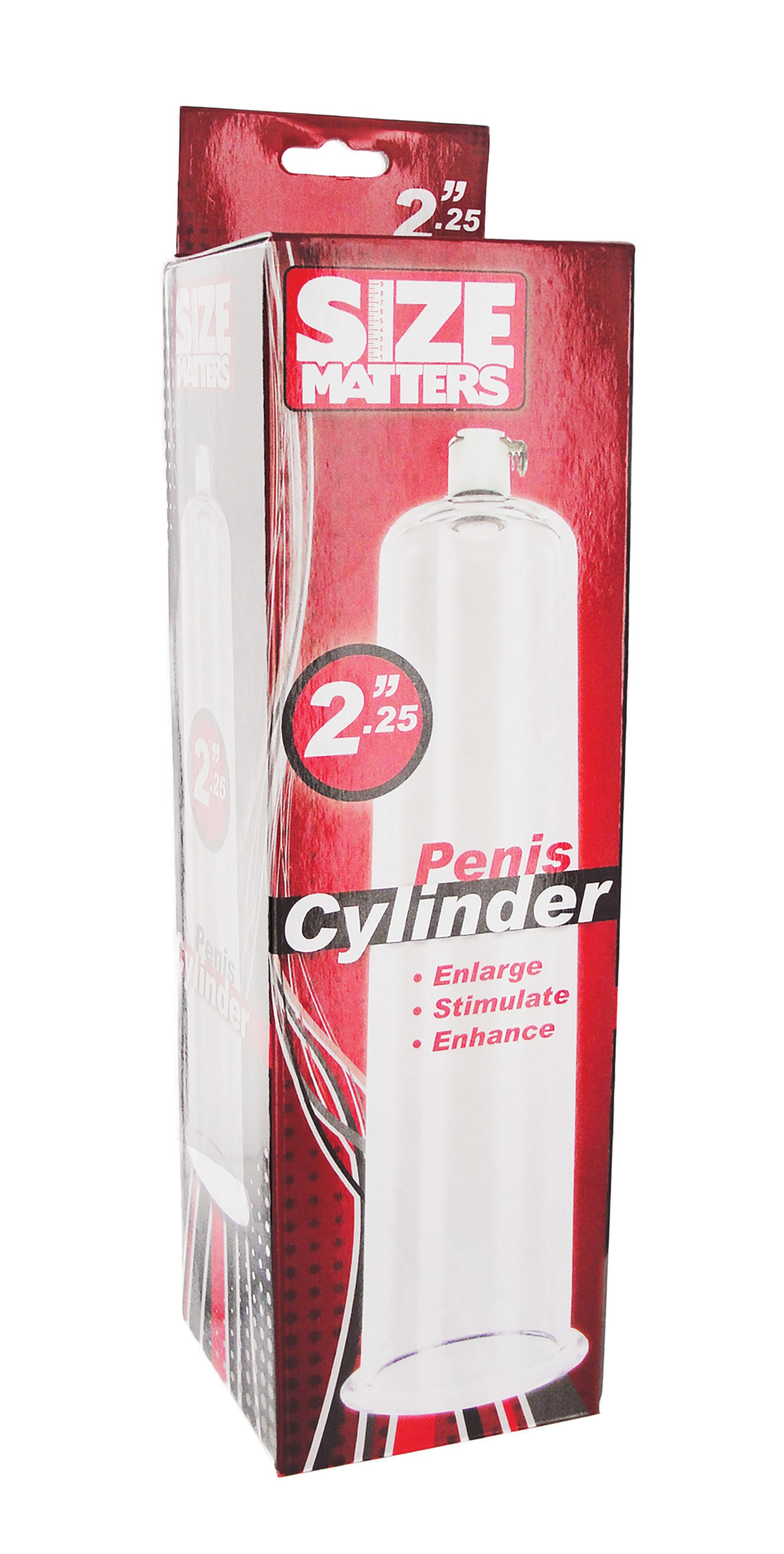 Penis Pumping Cylinder 2.25 Inch Premium Acrylic for Enhanced Performance Clear Pumps - Performance