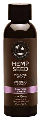 Hemp Seed Massage Lotion Lavender Scented 59 ml Bottle Default Title Massage Oil
