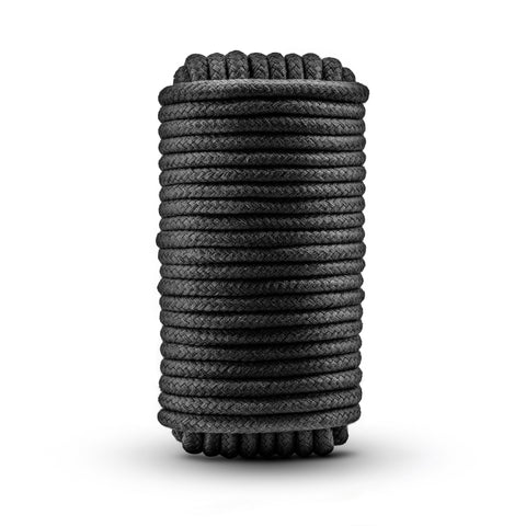 Temptasia Bondage Rope 10 Meter Soft Cotton Black Rope