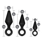 Anal Adventures Platinum Silicone Loop Anal Plug Kit > Anal Range > Butt Plug Kits