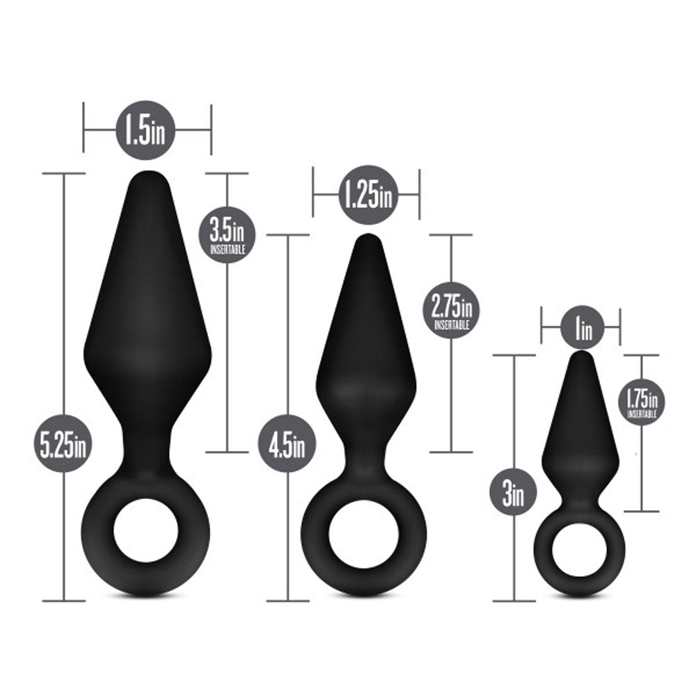 Anal Adventures Platinum Silicone Loop Anal Plug Kit > Anal Range > Butt Plug Kits