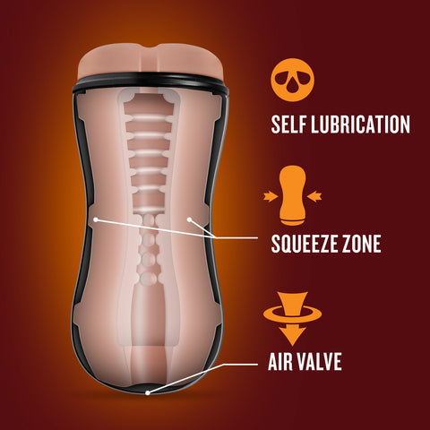 Loverboy The Cowboy Self Lubricating Stroker for Men Strokers - Manual