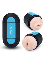Zolo Pleasure Pill – Double-Ended Splashproof USB Rechargeable Stroker Male Vibrator > Sex Toys For Men > Masturbators > Vibrating