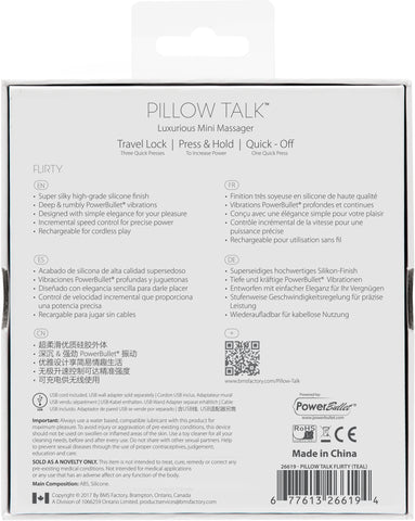 Pillow Talk Flirty Vibe with Swarovski Crystal – Small Vibrator > Vibrators > Standard Vibrators