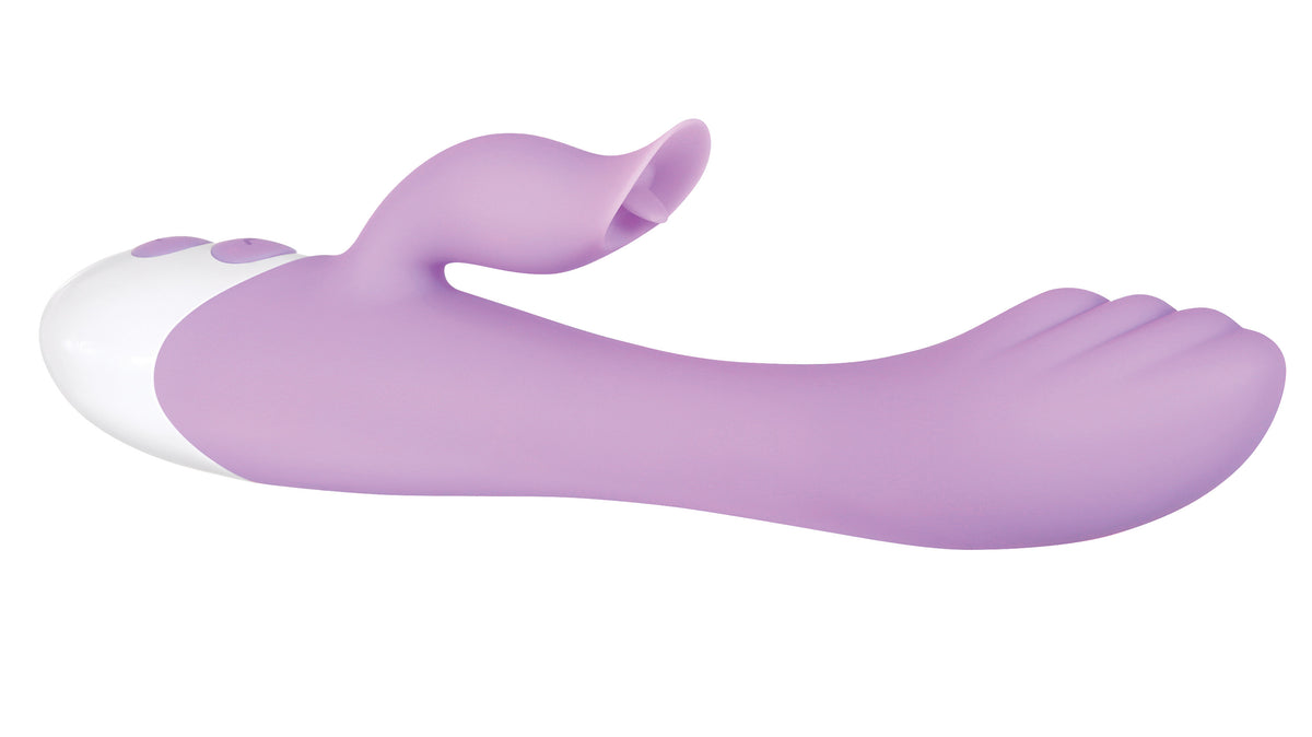 Evolved PLEASING PETAL Lilac 19.7cm Rabbit Vibrator Purple > Vibrators > Ladies > Rabbit