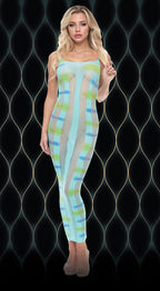 Blue Horizon Maxi Dress Sheer Erotic Gown > Clothes > Dresses and Chemises