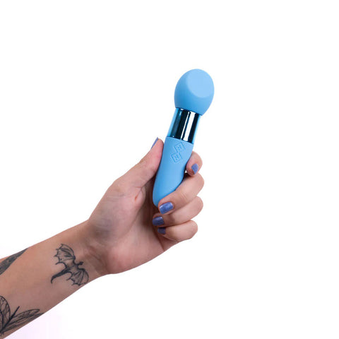 Rina Dual Motor Vibrator - Blue, 13cm Compact Design > Sex Toys > Mini Massagers
