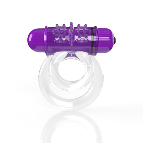Double O 6 4T High Pitch Treble (Grape) > Cock Ring > Vibrating