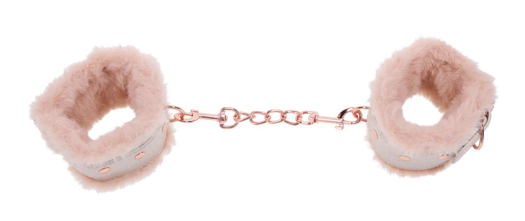 Sex and Mischief Peaches and Cream Fur Handcuffs > Bondage Gear > Restraints