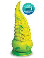 Alien Nation Octopod (Yellow/Green) – USB Rechargeable 22.9 cm Vibrator > Dildos > Fantasy