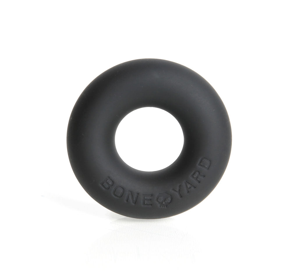 Boneyard Ultimate Silicone Cock Ring Black 20mm Internal Diameter > Cock Ring > Single