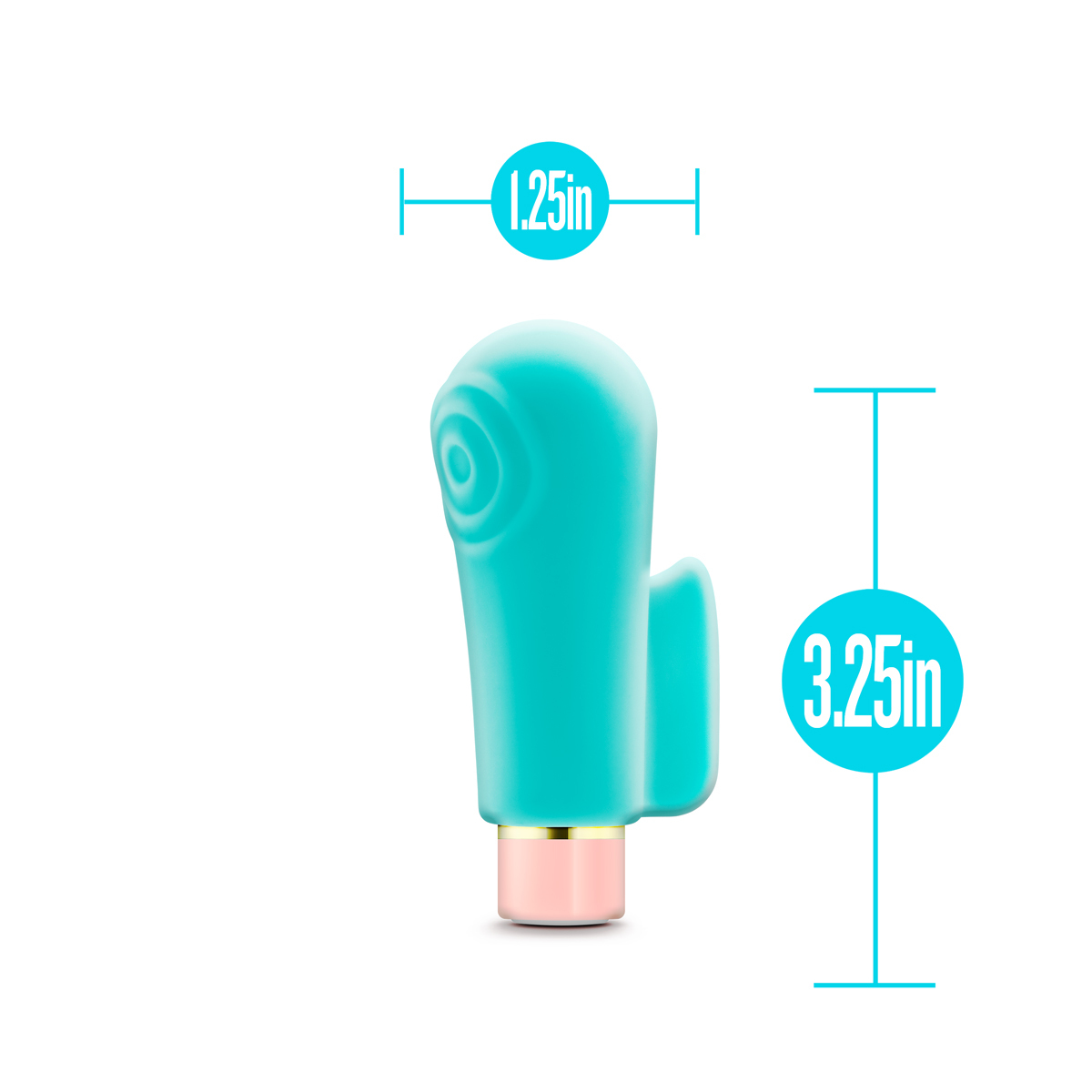 Aria Sensual AF Teal USB 3.25 Inch Stimulator > Vibrators > Mini Vibrators