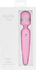 Pillow Talk Cheeky Wand – Luxury Wand Vibrator with Swarovski Crystal Pink > Sex Toys > Massage Wands