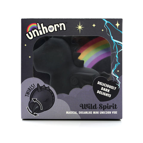 Wild Spirit The Lashing Tongue One Mini Unicorn Vibrator – Silicone, Dual-Motor, 10 Speeds > Vibrators > Ladies > Clitoral Vibrators and Stimulators