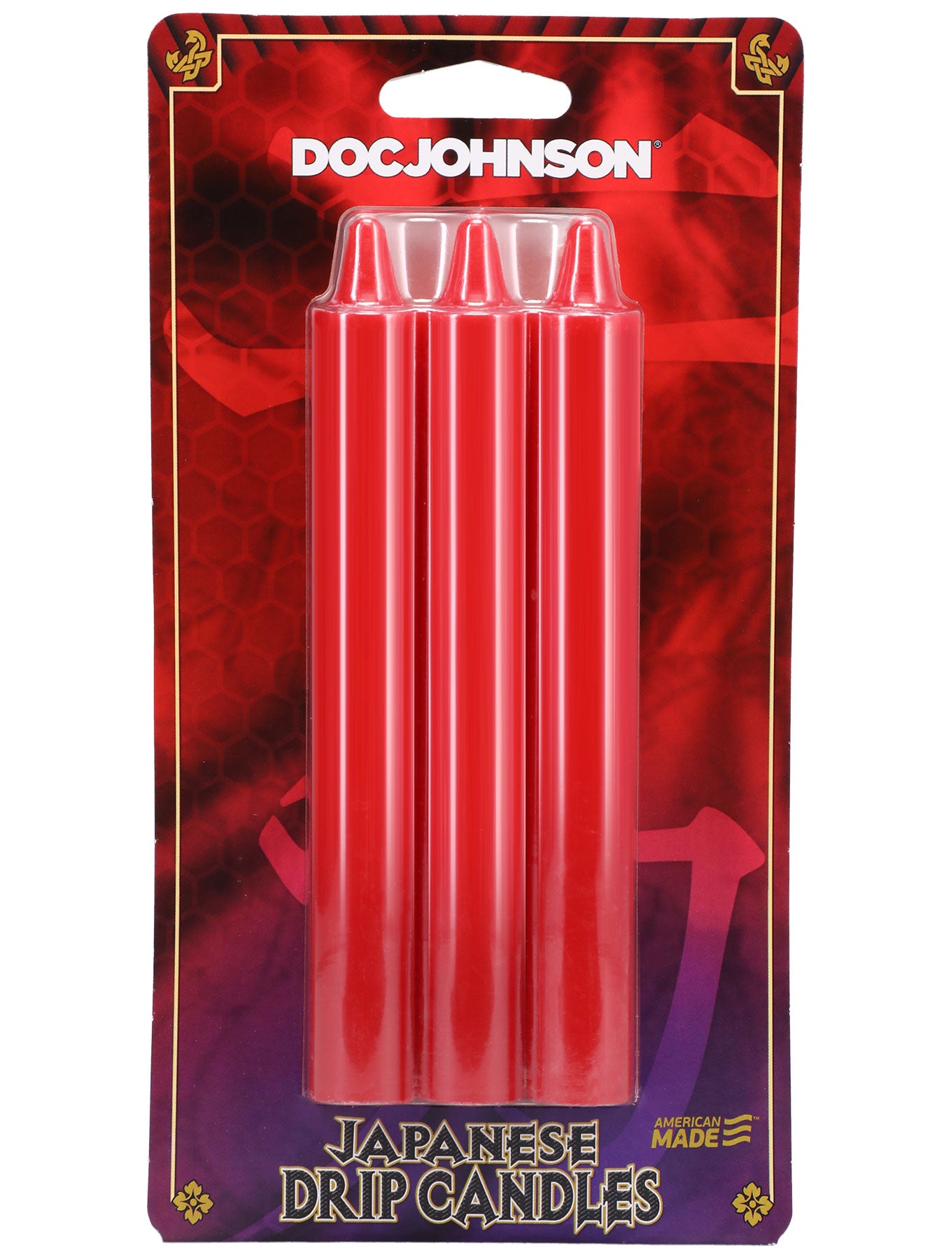 Japanese Drip Candles Red 3 Pack for Sensation Play > Candles > Drip