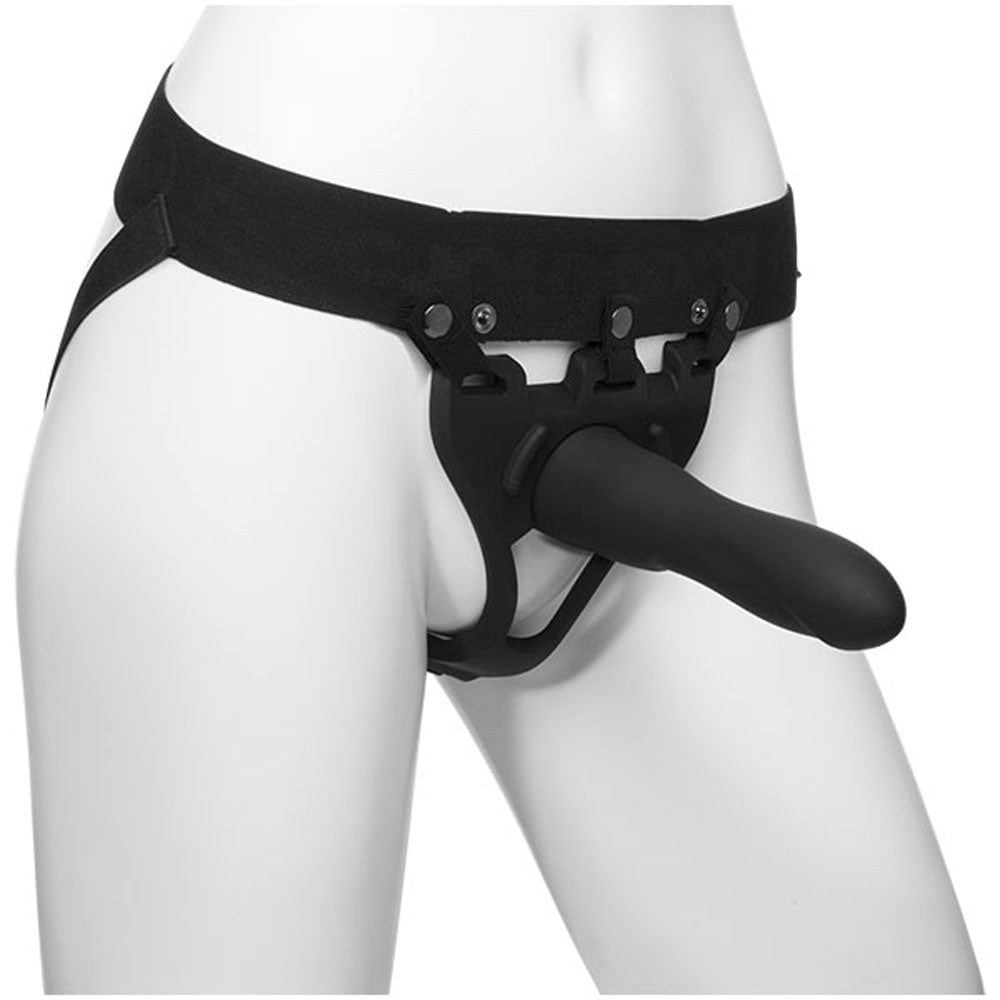 Be Strong 7.5 Inch Slim Dong 2 Piece Hollow Silicone Strap-On Set > Dildos > Hollow Strap Ons