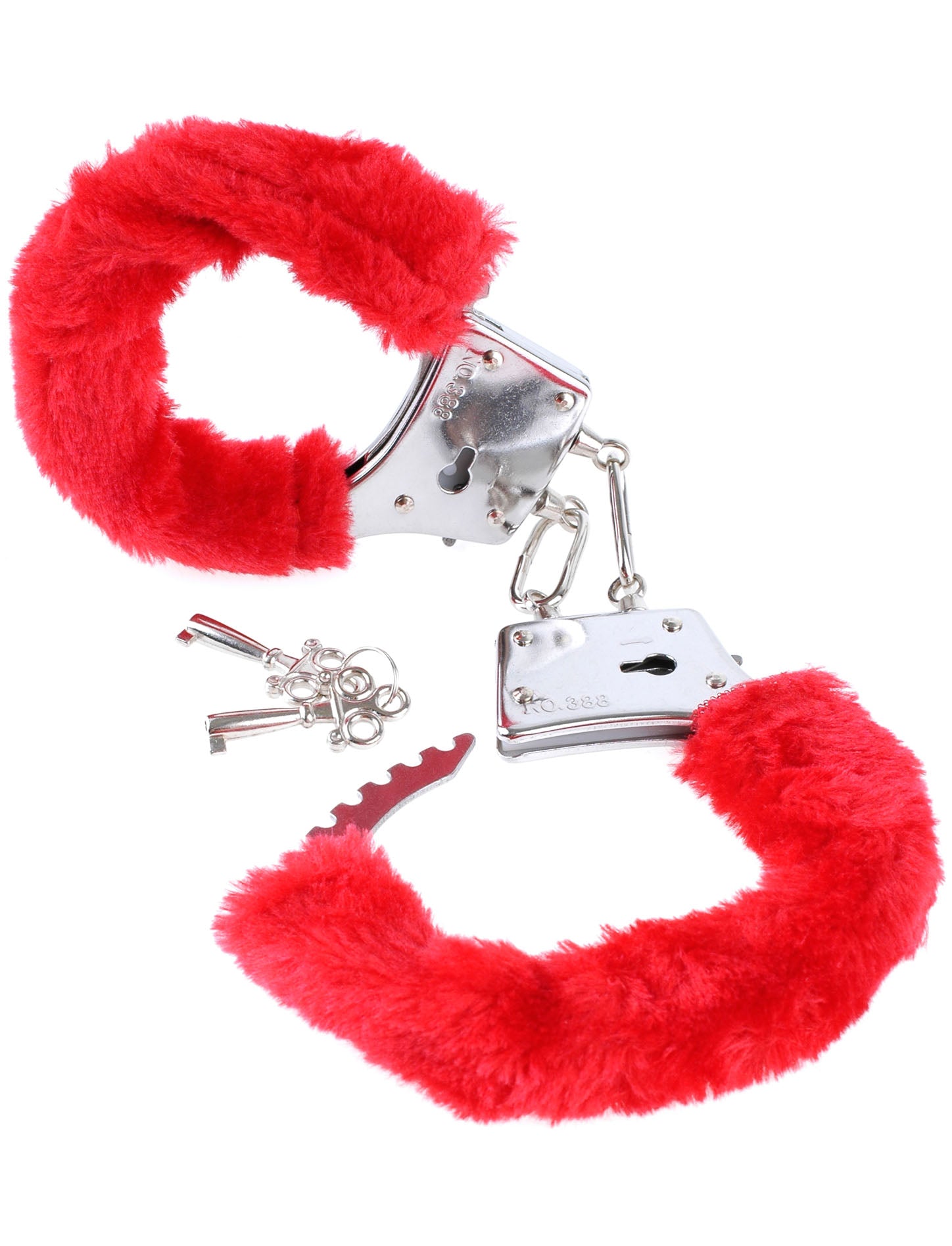 Fetish Fantasy Series Beginner Furry Cuffs Faux Fur Lining Soft Bondage Cuffs Secondary image