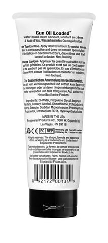 Gun Oil Loaded Hybrid Lubricant – Water-Based with 5% Silicone 3.3oz Tube > Lube > Speciality Exempt