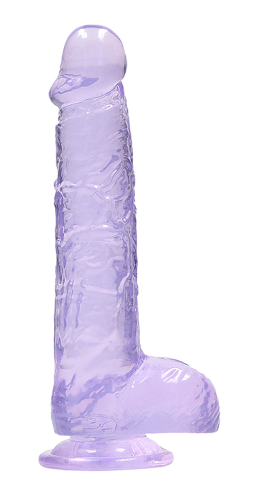REALROCK Crystal Clear – 6 Inch Realistic Dildo With Balls > Dildos > Realistic Dildos