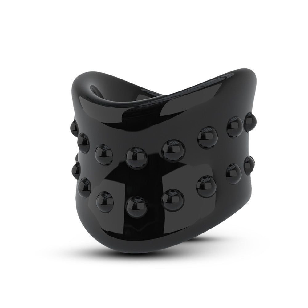 Stay Hard Beef Ball Stretcher X Long – Soft and Strong Ball Stretcher Ring Black > Sex Toys For Men > Ball Stretchers
