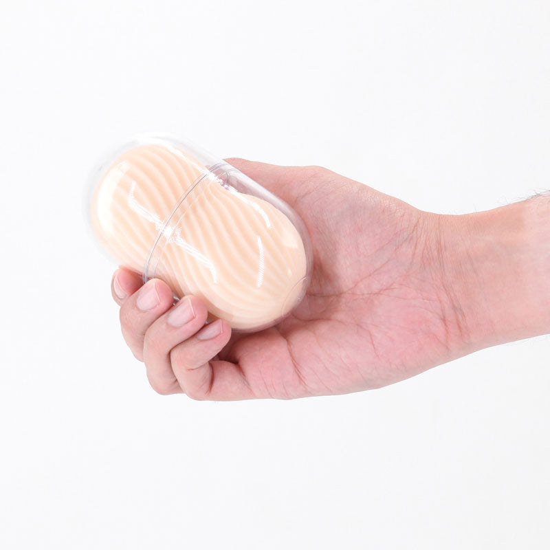 Pocket Pals Misty White – Compact Reversible TPE Stroker Secondary image