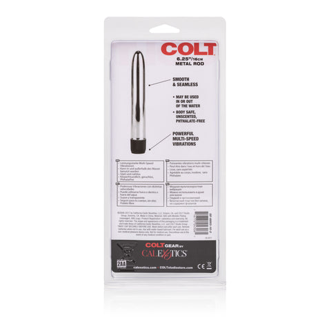 Colt Metal 6.25 Inch – Multi-Speed Silver Vibrator with Smooth Seamless Finish > Vibrators > Standard Vibrators