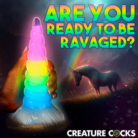 Creature Cocks Uni Glow 6.5 Inch Fantasy Dong Fantasy Dongs