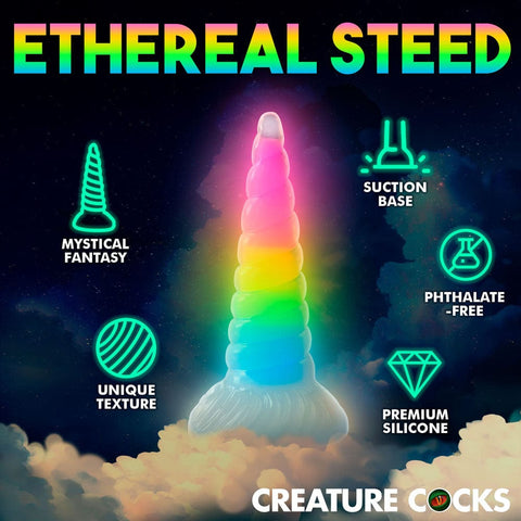 Creature Cocks Uni Glow 6.5 Inch Fantasy Dong Fantasy Dongs