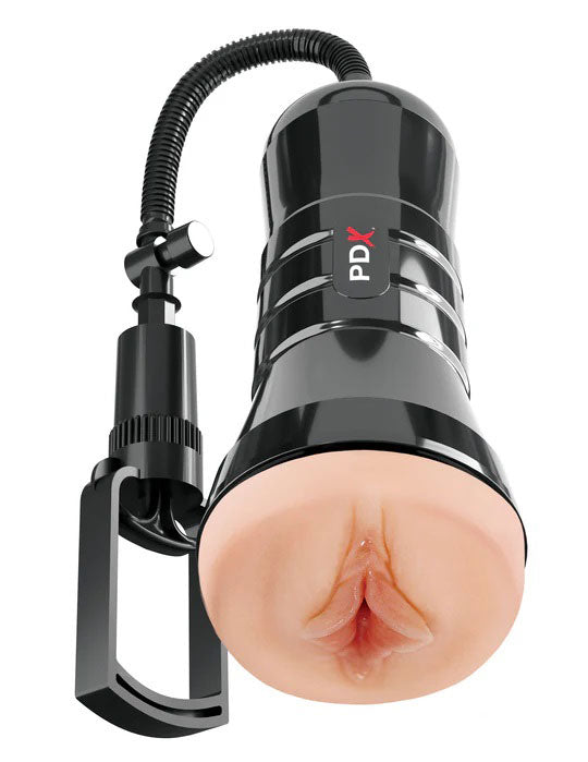 PDX Wet Pussies Super Sucker XXL – Suction Pump Vagina Stroker > Sex Toys For Men > Masturbators > Manual