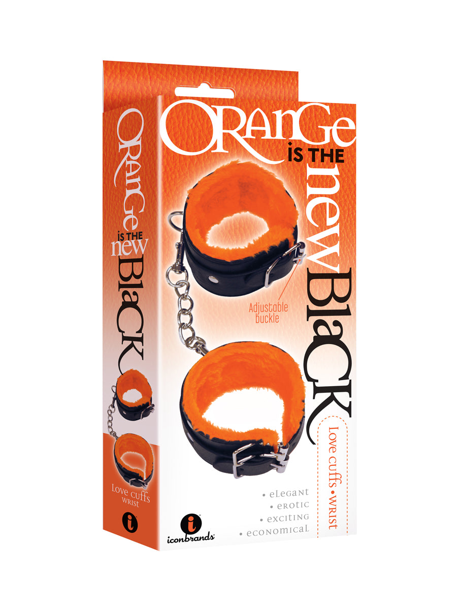 Orange Is The New Black Love Cuffs (Black) – Fluffy Wrist Restraints > Bondage Gear > Restraints