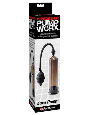 Pump Worx Euro Pump Smoke Penis Pump Black Pumps