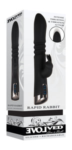 Evolved Rapid Rabbit 25.4 cm Thrusting Vibrator > Vibrators > Ladies > Rabbit Multi