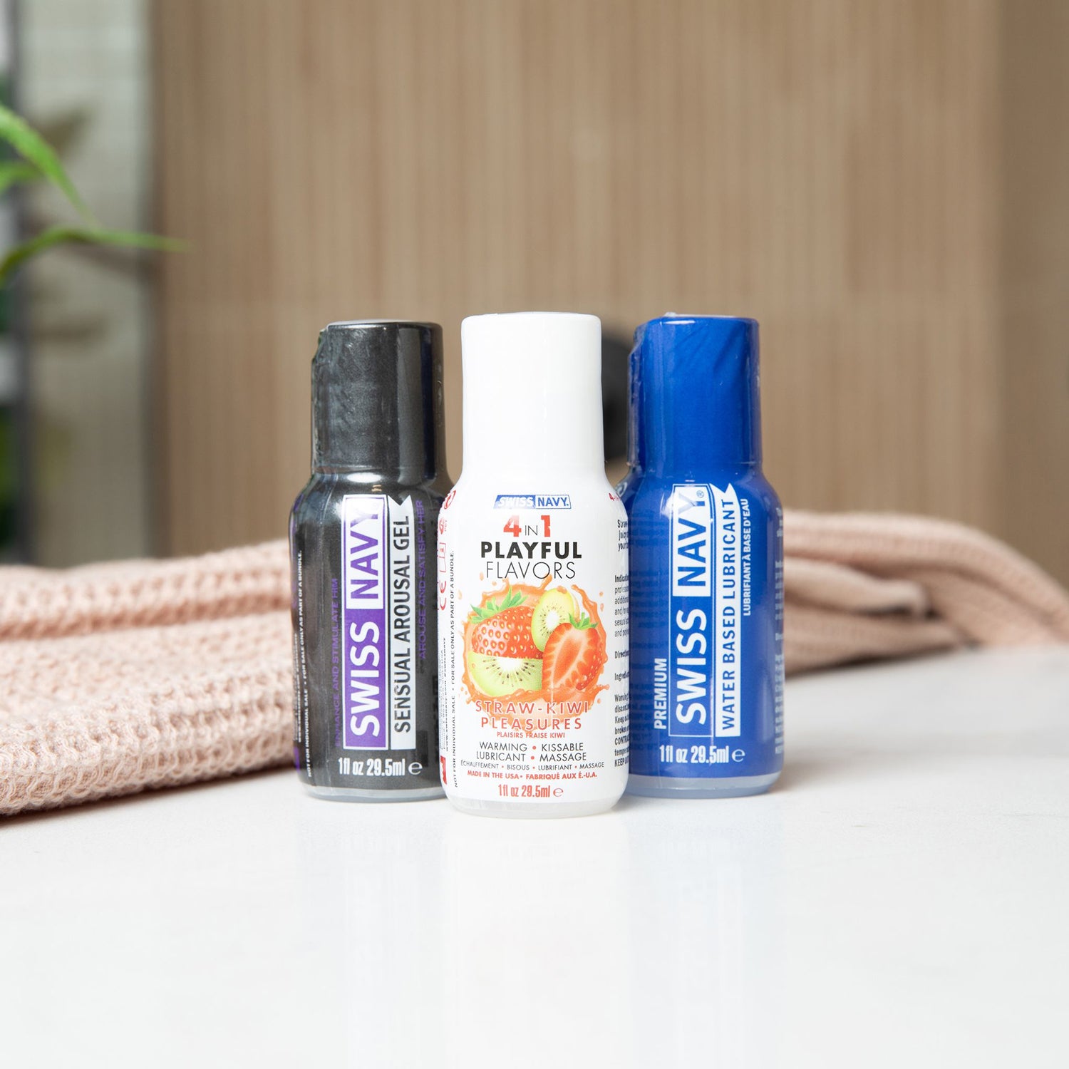 Swiss Navy Weekend Fun Pack - 3 Vibrant Flavors 2 Oz > Lube > Water Based