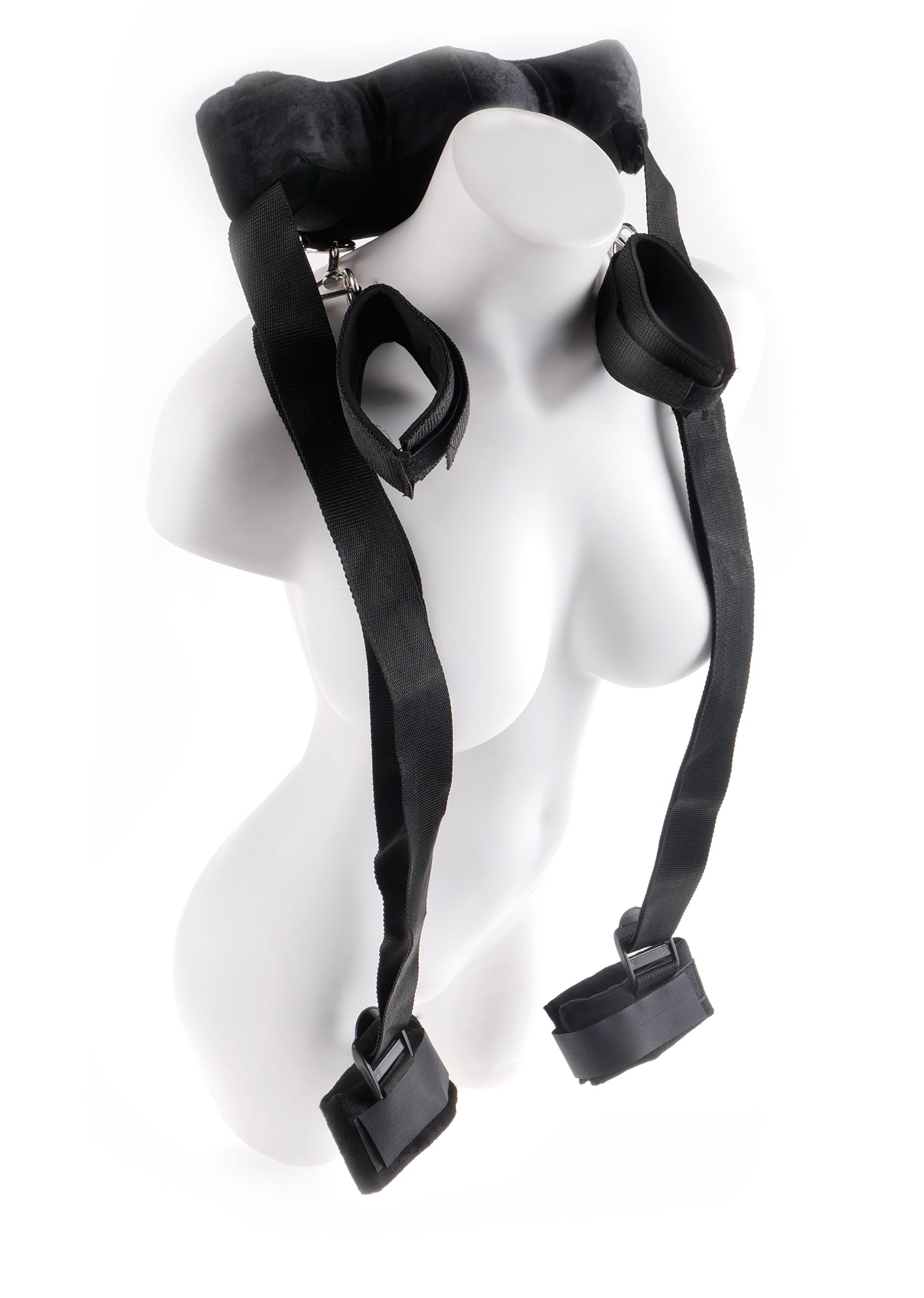 Fetish Fantasy Series Position Master with Cuffs – Restraint Set Black > Sex Toys > Sex Positioners