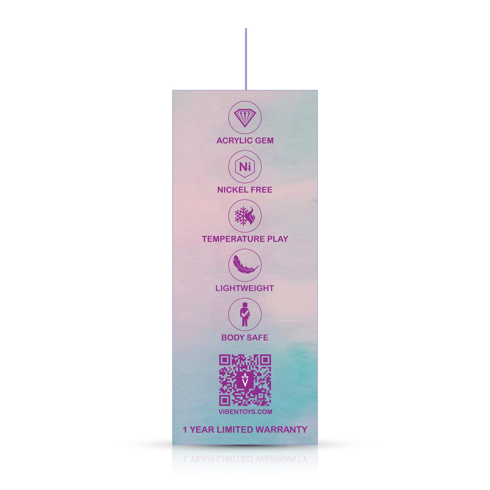 Cheeky Charms Silver Anchor Butt Plug with Clear and Pink Jewel > Anal Range > Jewel Butt Plugs