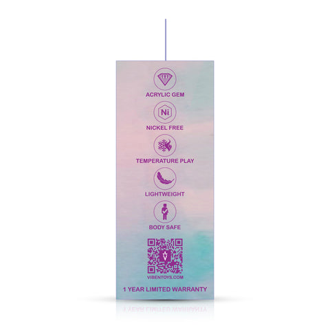 Cheeky Charms Silver Anchor Butt Plug with Clear and Pink Jewel > Anal Range > Jewel Butt Plugs
