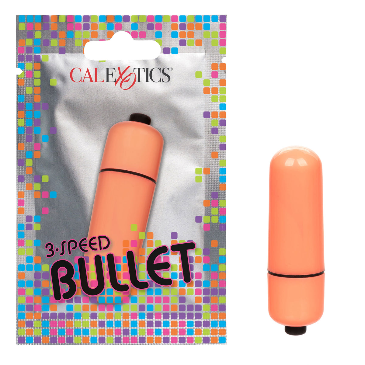 3-Speed Bullet Travel Size Vibrator - Orange