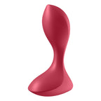 Satisfyer Backdoor Lover 4.4 Inch Elegant Anal Plug Red > Anal Range > Vibrating Butt Plugs