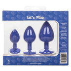 Cheeky Gems – Anal Training Kit with Three Graduated Anal Plugs > Anal Range > Butt Plug Kits