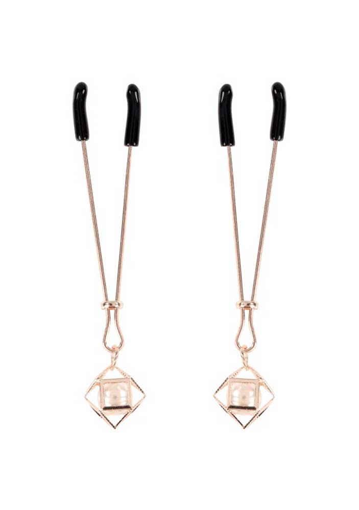 Sex & Mischief Brat Pearl Adjustable Nipple Clips – Set of 2 Clips > Sex Toys > Nipple Clamps