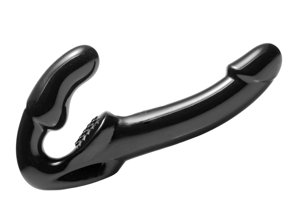 Strap U Revolver Strapless Strap On G Spot Dildo Silicone Black > Dildos > Strapless Strap Ons