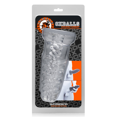 OxBalls Screwd Super Squishy Corkscrew – Soft Textured Male Masturbator > Sex Toys For Men > Masturbators > Manual