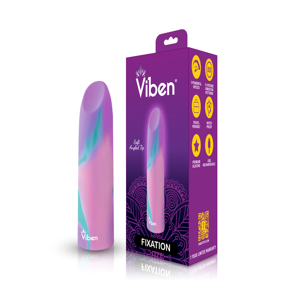 Viben Fixation Lipstick Bullet Vibrator with 20 Modes